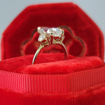 Кольцо с бриллиантами Груша 2.7 ct