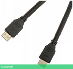 Кабель аудио-видео Cactus CS-HDMI.2-1.8 HDMI (m)/HDMI (m) 1,8м Gold черный
