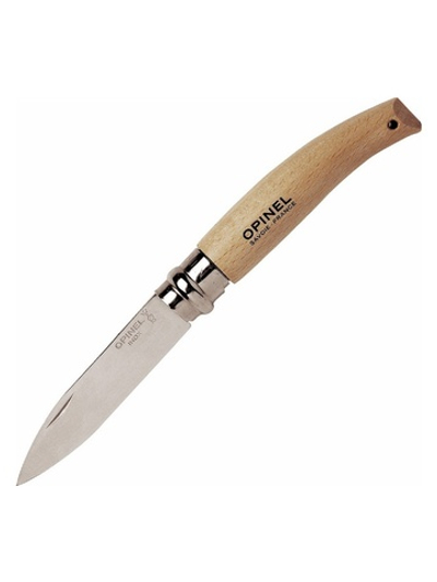 Нож Opinel №8 садовый, нержавеющая сталь, коробка, 133080