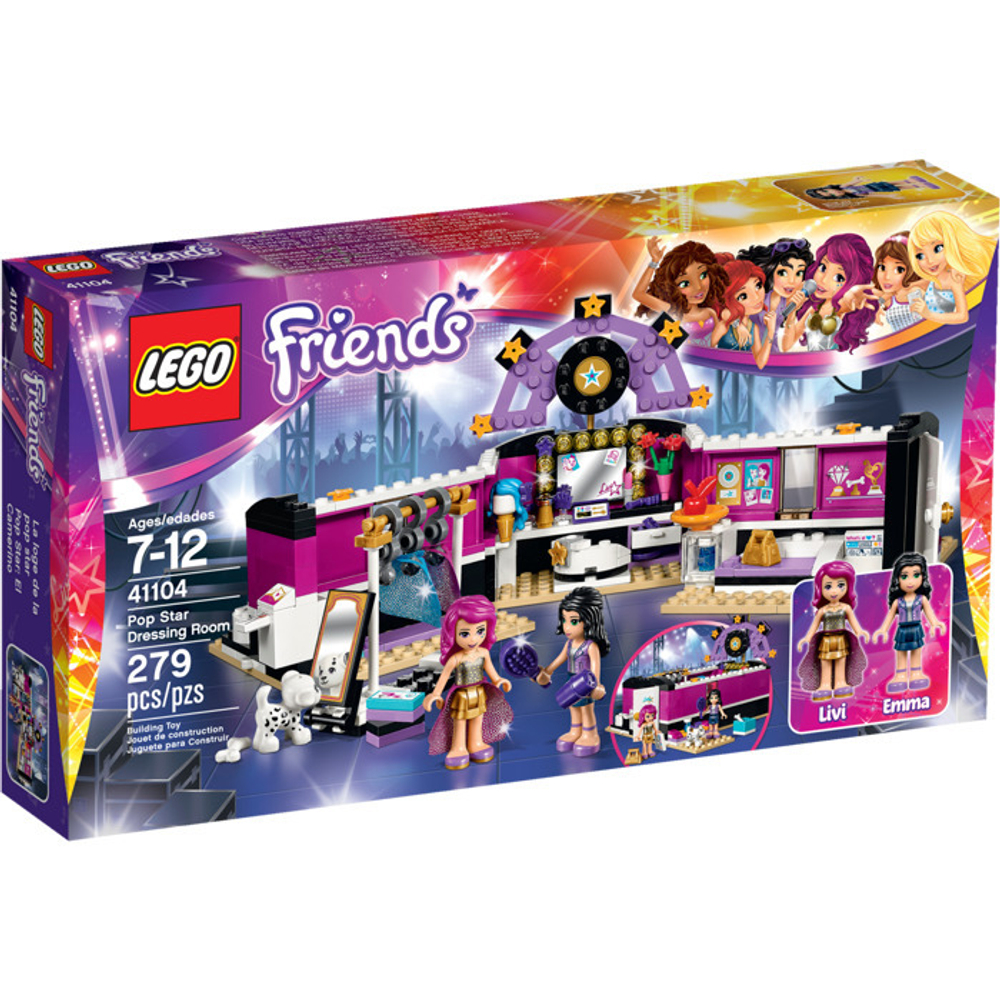 LEGO Friends: Поп звезда: Гримерная 41104 — Pop Star Dressing Room — Лего Френдз Друзья Подружки