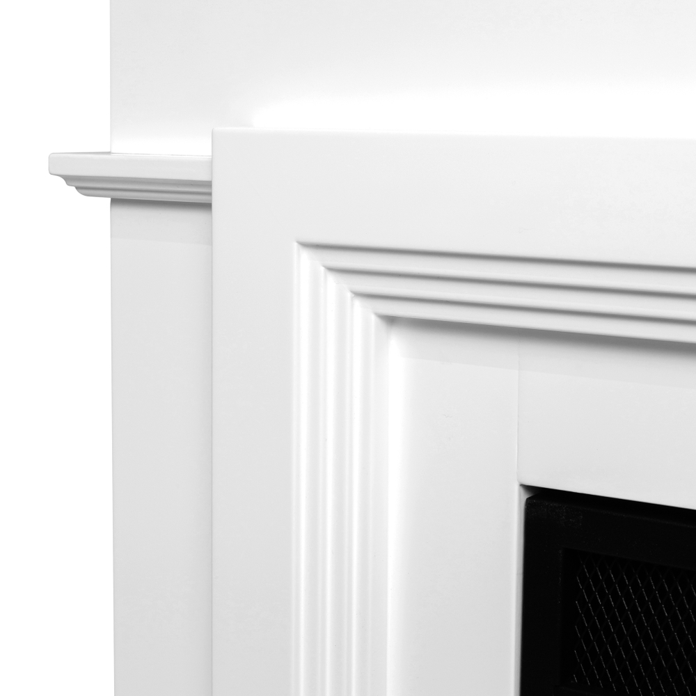 Каминокомплект Real Flame Marco 25,5/26 WT с очагом 3D Cassette 630 Black Panel