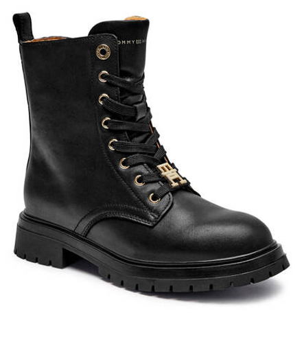 Кожаные ботильоны Tommy Hilfiger - черный(T3A5 33568 0092999)