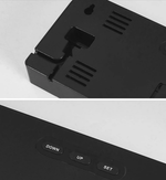 Часы-будильник настольно-настенные GH8027 White&Green