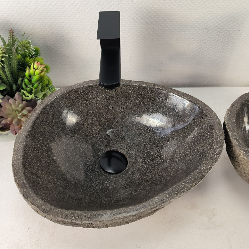 Раковина из речного камня ПАРА! RS-65128 41*33*15 0865
