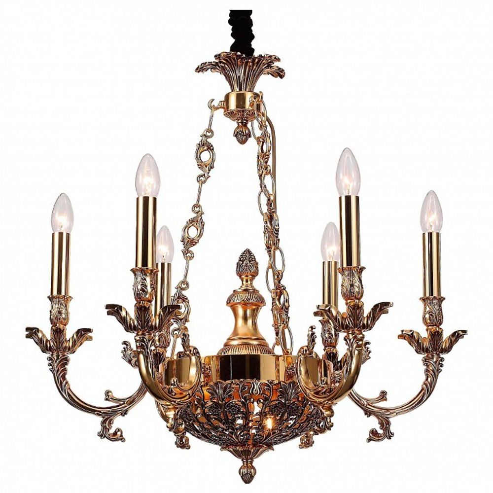 Подвесная люстра Lucia Tucci Firrnze FIRENZE 1781.6.2 antique gold