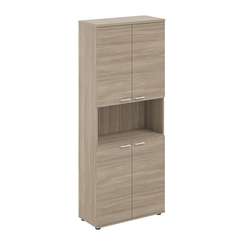 Шкаф высокий с нишей 4-х дв., з. ст HDF Микс MX.803 780х356х1935