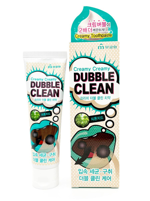 "Mukunghwa" Кремовая зубная паста с очищающими пузырьками и фитонцидами, 110 г