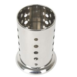 Подставка для кухонных принадлежностей 10*10*17см (нержавеющая сталь) (упаковочный пакет)