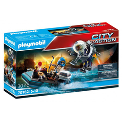 Playmobil - Полицейский реактивный ранец: арест вора произведений искусства 70782