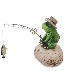 GAEM Art MN-303 Фигурка «Лягушка на рыбалке»