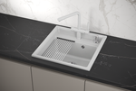 Кухонная мойка GRANULA Kitchen Space (5002, АРКТИК)