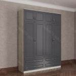 Шкаф распашной с антресолью 4/10 (мадес)