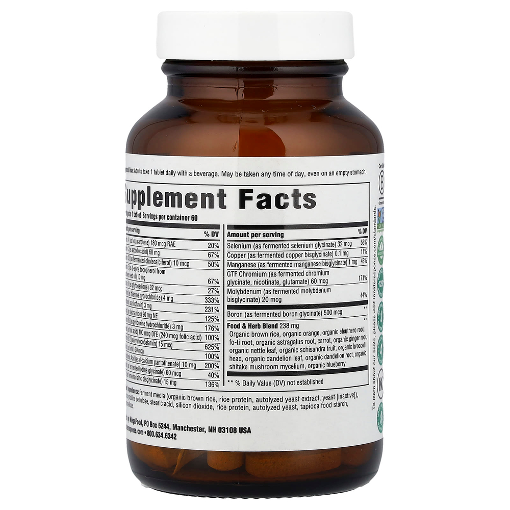 Innate Response Formulas, Men's One Daily, без железа, 60 таблеток