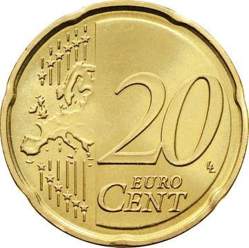 20 евроцентов 2014 Латвия (20 euro cent)