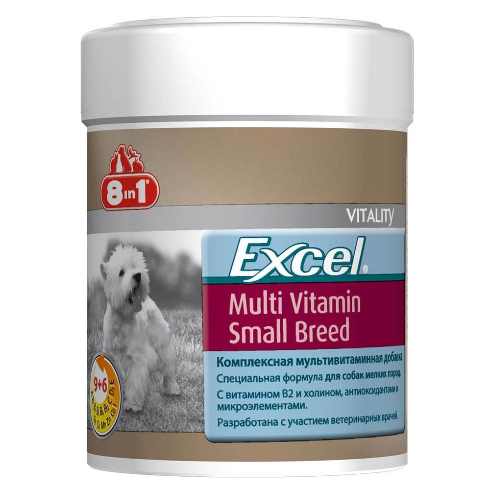Витамины комплекс для мелких собак (8in1 Excel Multi Vitamin Small Breed)
