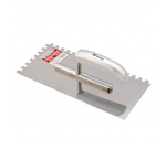 ГЛАДИЛКА MATRIX ИЗ НЕРЖАВЕЮЩЕЙ СТАЛИ, 280Х130 ММ ЗУБ 8Х8ММ 86739