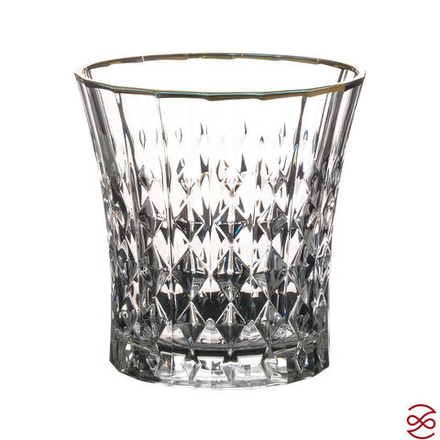 Набор стаканов для виски Lady Diamond золотая полоса 270 мл (6 шт)