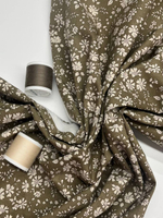 Хлопок Liberty оливковый с цветочным принтом Tana Lawn™ Cotton - Classic Collection