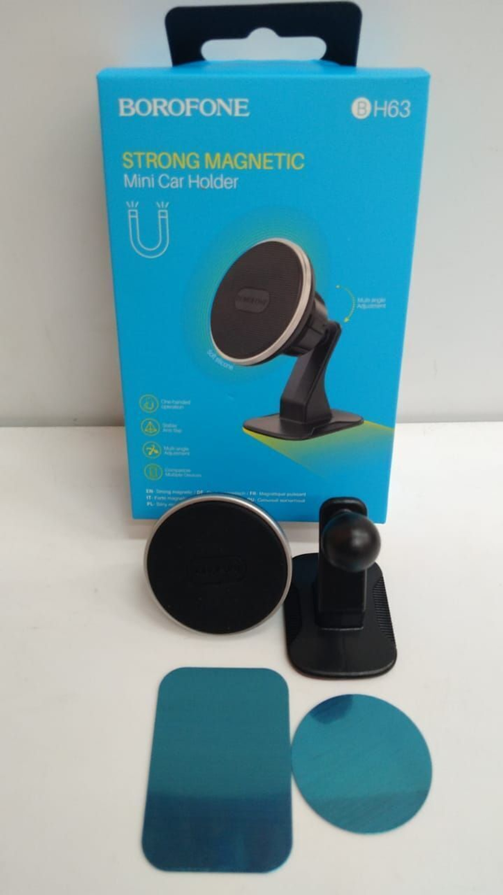 Автомобильный магнитный держатель Borofone BH63