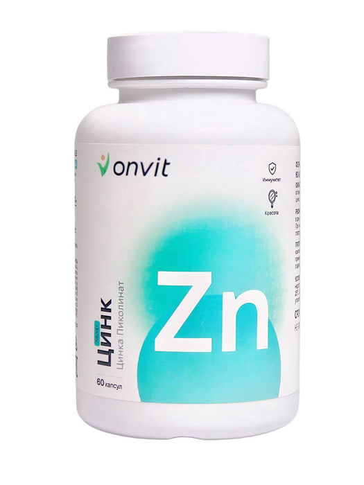Цинк пиколинат, ONVIT, 60 капсул