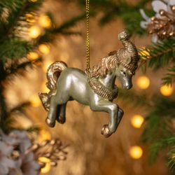 ЕЛОЧНОЕ УКРАШЕНИЕ "ЛОШАДКА" 8Х2,5Х10 СМ