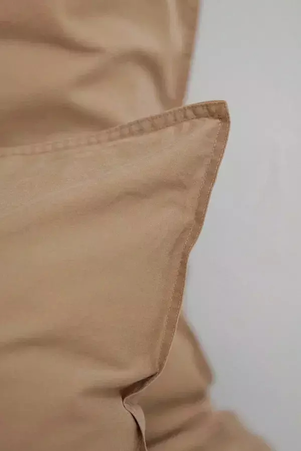 Постельное белье 1.5 спальное Luxberry Soft Silk Sateen бежевое