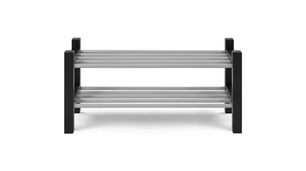 Полка для обуви - аналог IKEA/МИЧА/ИКЕА, 82x33см, черный