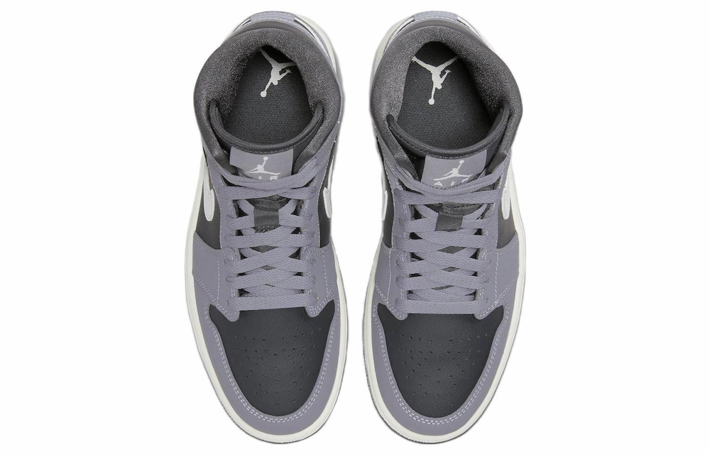 Кроссовки Jordan Air Jordan 1 Mid "Cement Grey" (Женская размерная сетка)