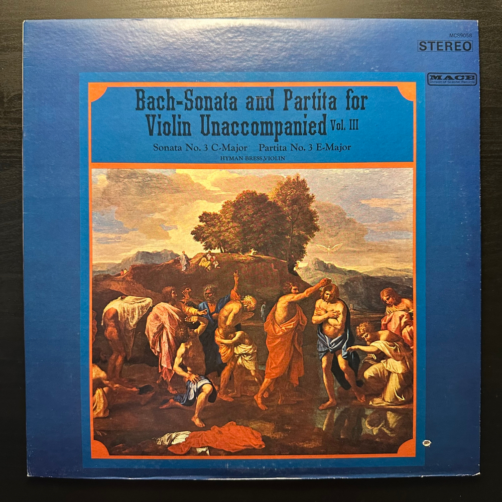 Бах - Соната и партита для скрипки без аккомпанемента Vol.III (США 1964г.)