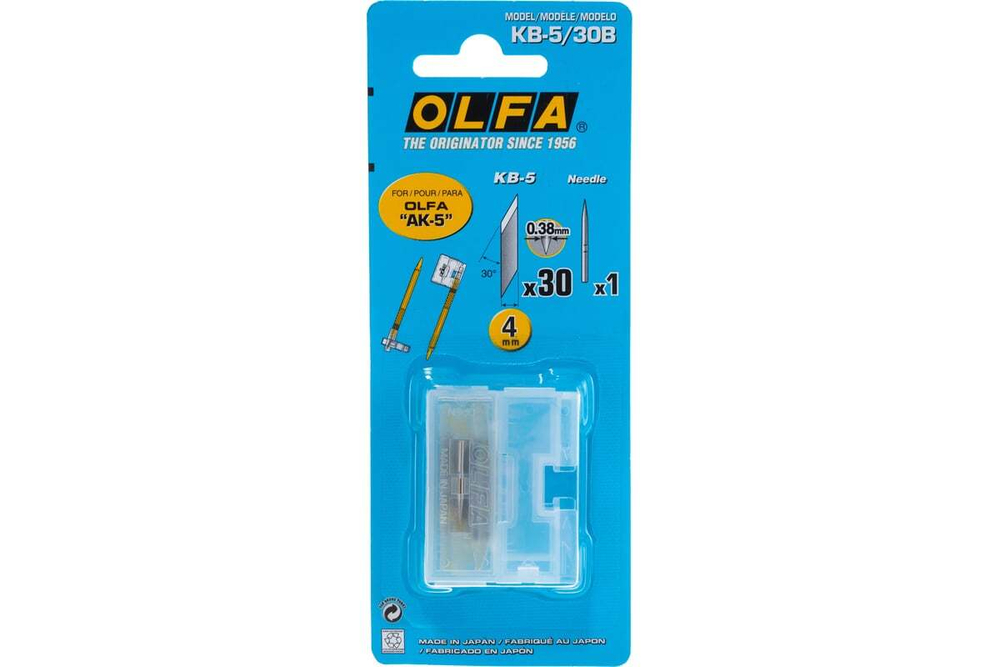 Специальные лезвия OLFA для ножа 4 мм OL-KB-5