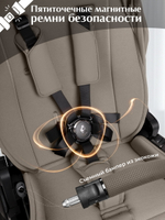 Коляска 4 в 1 Sweet Baby SBL Orso New + автокресло Elegante Plus с базой i-Size ISOFIX DK780 Beige Neo