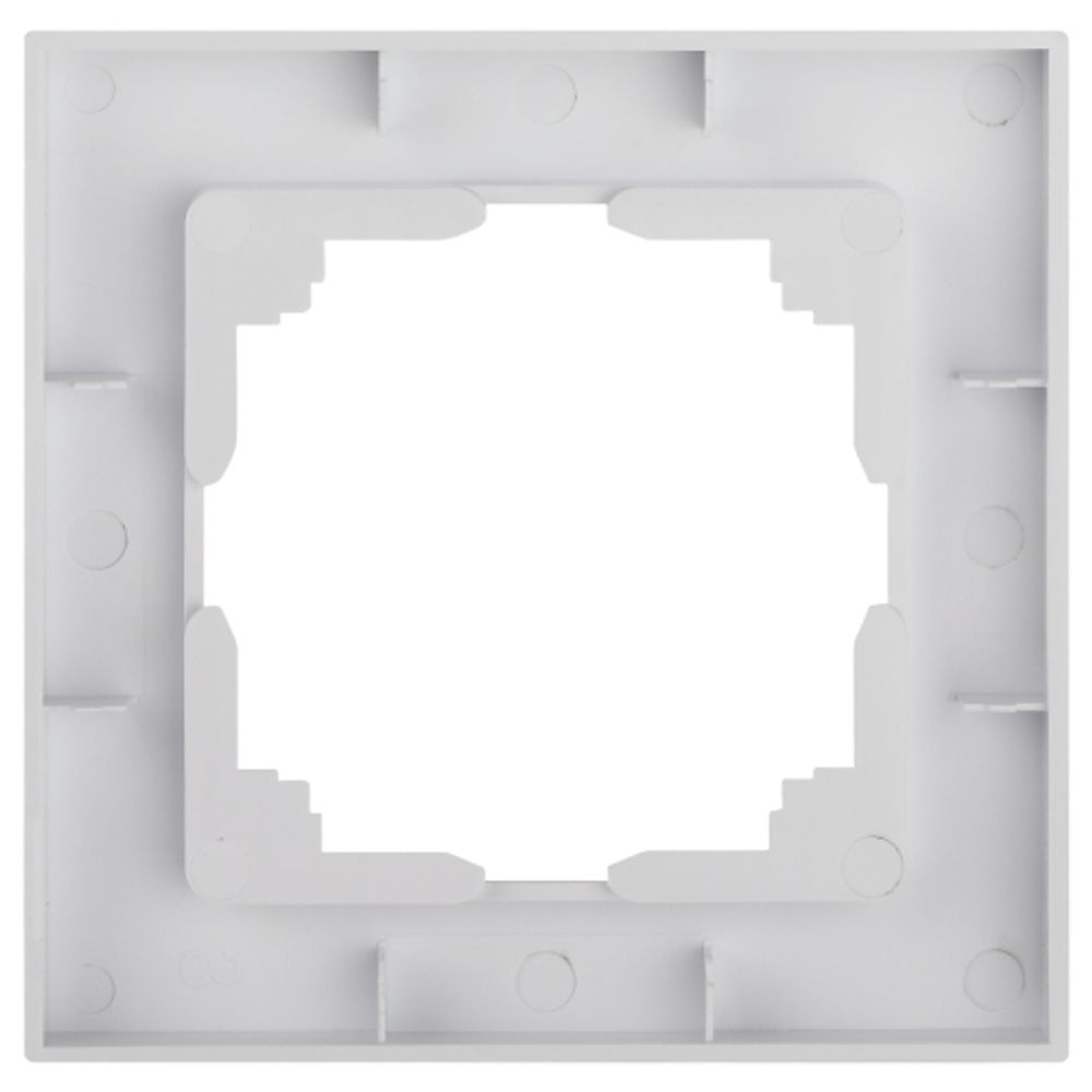 Рамка для розеток и выключателей Intro Accent 6-501-01 на 1 пост, СУ, белый