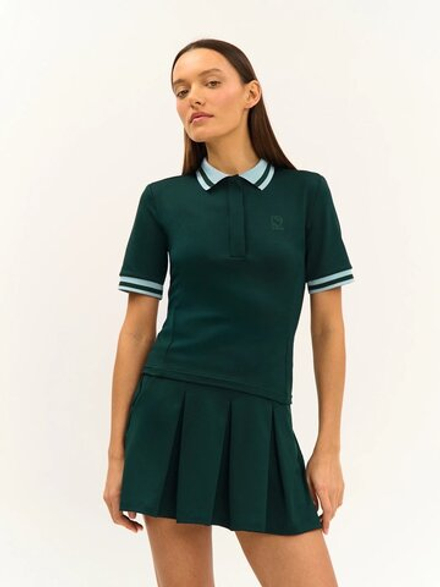 ОДЕЖДА ДЛЯ ТЕННИСА Женская, Поло RAQUETA DEEP GREEN .