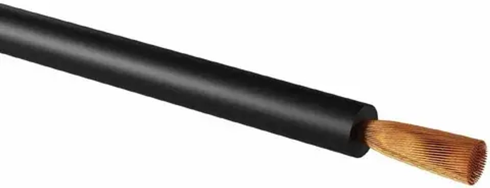 Провод ПуГВ 1*6 черный (ПВ-3) ГОСТ (100м) TDM SQ0124-0848 (ПуГВнг(А)-LS)