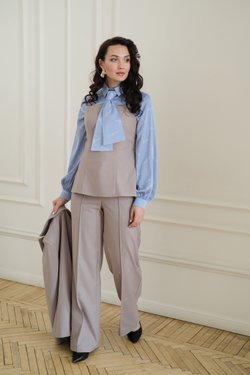 Удлиненный топ-корсаж из вискозы