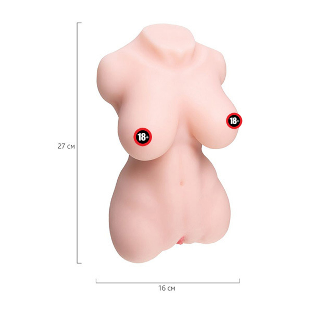 Мастурбатор-торс 27х16см ToyFa Juicy Pussy Heart Stealer 893038