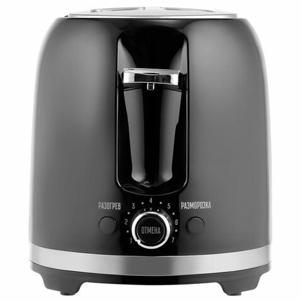 Тостер CENTEK CT-1432, 850 Вт, 2 тоста, 7 режимов, пластик, черный, CT-1432 BLACK