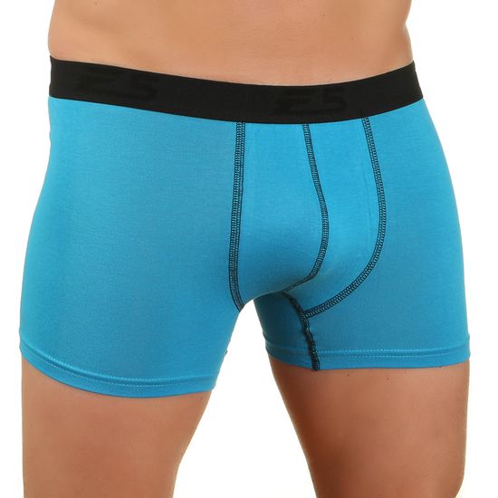 Мужские трусы боксеры голубые E5. 018