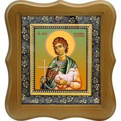 Богдан (Феодот) Кесарийский (Каппадокийский) мученик. Икона на холсте.