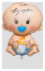 F Шар фигура Малыш Голубой 26"/66 см (БГ-23)