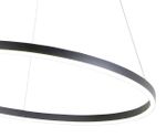Подвес Тор черный d150 h150 Led 96W (4000K) диммируемый с пультом ДУ, 2 типа крепления