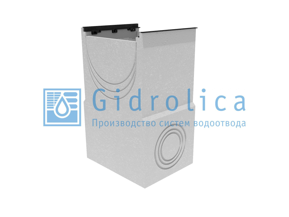 Пескоулавливающий колодец бетонный (СО-500мм), односекционный, с чугунной насадкой ПКП 50.64 (50).98(93)-BGZ-S