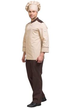 Костюм мужской "Густаво" (бежевый/коричневый)