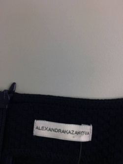 Топ Alexandra Kazakova с коротким рукавом темно-синий 44 размер, новый