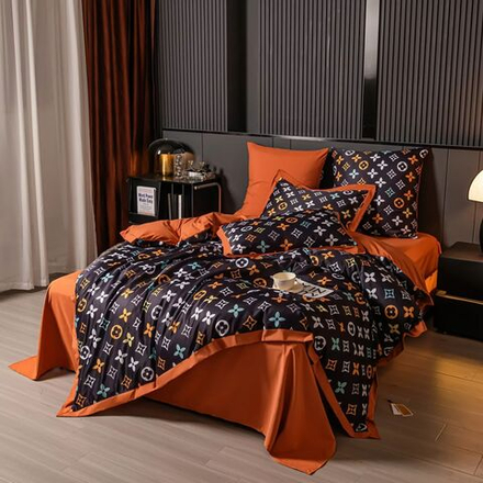 Комплект постельного белья Сатин Magic Sleep на резинке MSR008, Евро