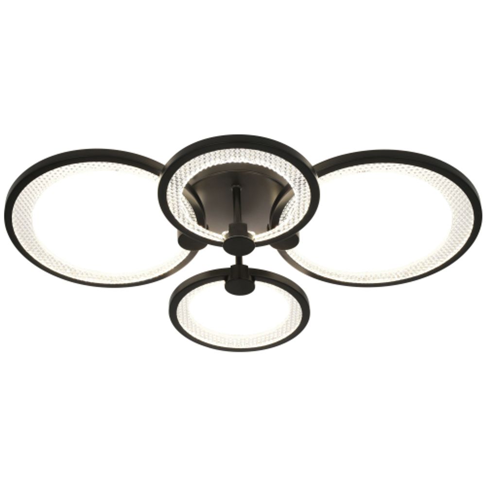 Светильник потолочный светодиодный ЭРА Модерн Odry CLL-1-78-RC BK с ДУ 78W 3000-6500К черный | Светильники SPB-6 с ДУ