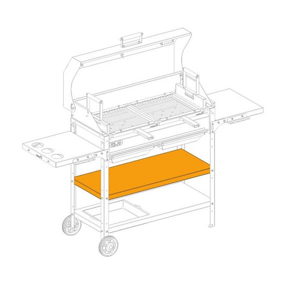 Полка сплошная SMART 800 мм (HS-GS-SS-804) Helios