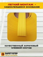 Накладка противоскользящая резиновая на ступени, 6 метров