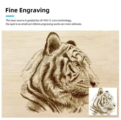 Лазерный модуль 80 Вт, 450 нм, фактическая мощность 10 Вт, с воздушной насадкой, подходит для гравировального станка с, 3D-принтера, деревообрабатывающих инструментов DIY