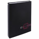 Тетрадь на кольцах 120л, А5, Brauberg Dark, обложка ламинированный картон
